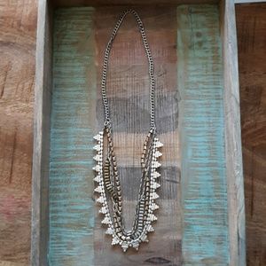Mixed metal necklace